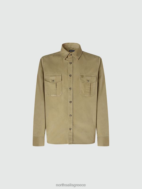 γρ North Sails άνδρες βαρύ μπλουζάκι πράσινο κισσό NZP81024 είδη ένδυσης