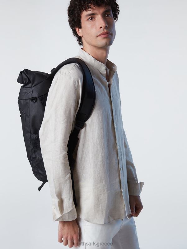 γρ North Sails άνδρες πουκάμισο με γιακά μανταρίνι περιστέρι NZP8234 είδη ένδυσης