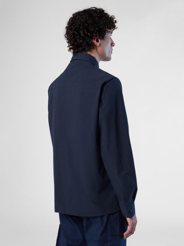 γρ North Sails άνδρες πουκάμισο που κατεβάζει ναυτικό μπλε NZP839 είδη ένδυσης