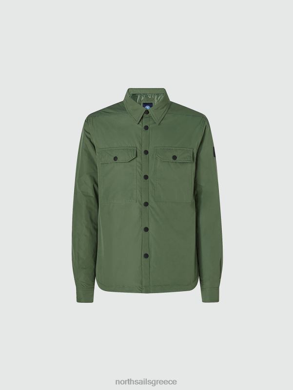 γρ North Sails άνδρες φανέλα αμυντικού μπρούτζινο πράσινο NZP8974 είδη ένδυσης