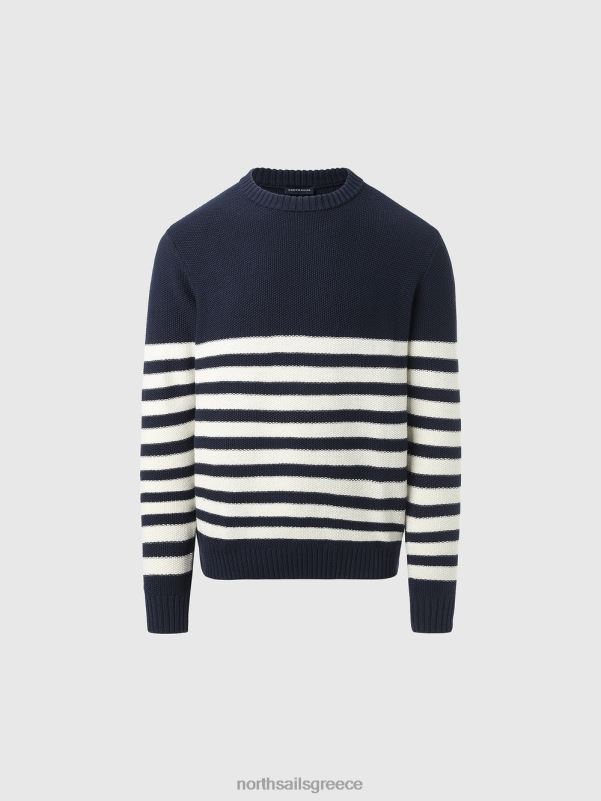 γρ North Sails άνδρες βρετονικό ριγέ πουλόβερ σύνθετο 1 NZP8246 είδη ένδυσης