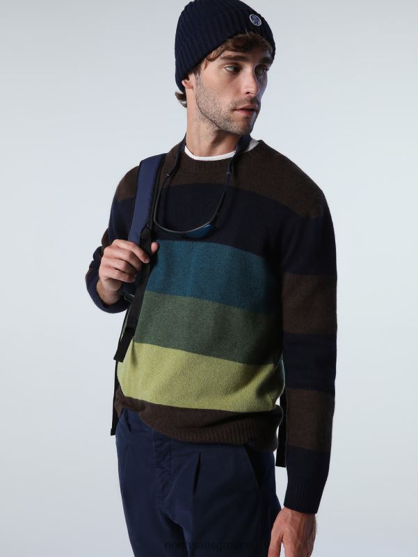 γρ North Sails άνδρες ριγέ άλτης σύνθετο 1 NZP8796 είδη ένδυσης