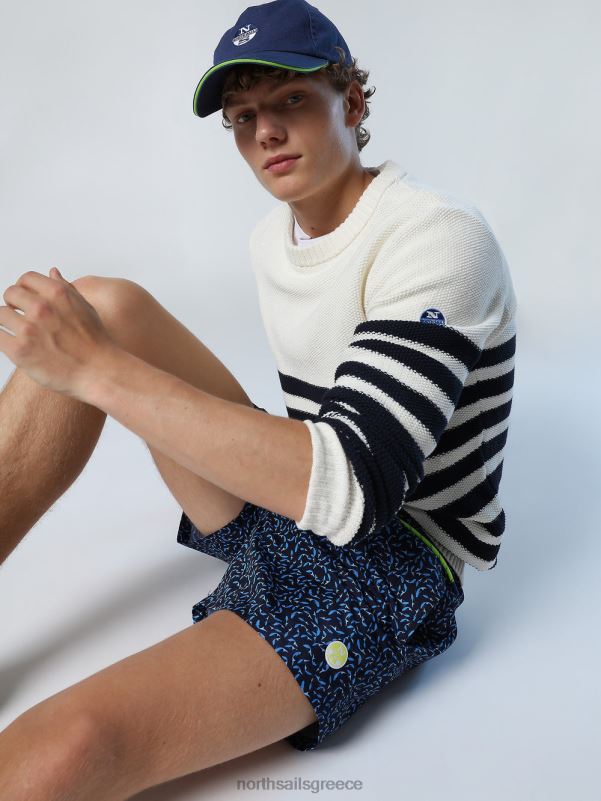 γρ North Sails άνδρες βρετονικό ριγέ πουλόβερ σύνθετο 2 NZP8245 είδη ένδυσης