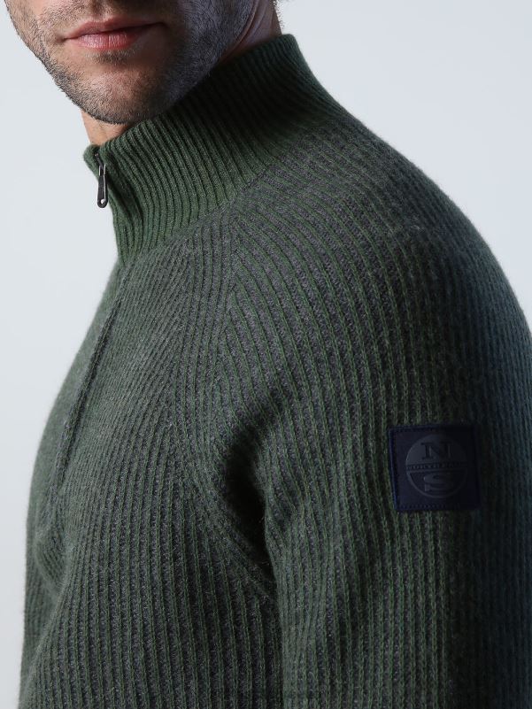 γρ North Sails άνδρες βραχυκυκλωτήρα με μισό φερμουάρ σύνθετο 3 NZP8771 είδη ένδυσης