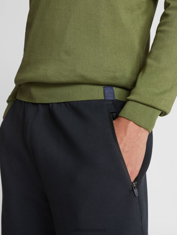 γρ North Sails άνδρες βαμβακερό μπλουζάκι λαδί NZP81063 είδη ένδυσης