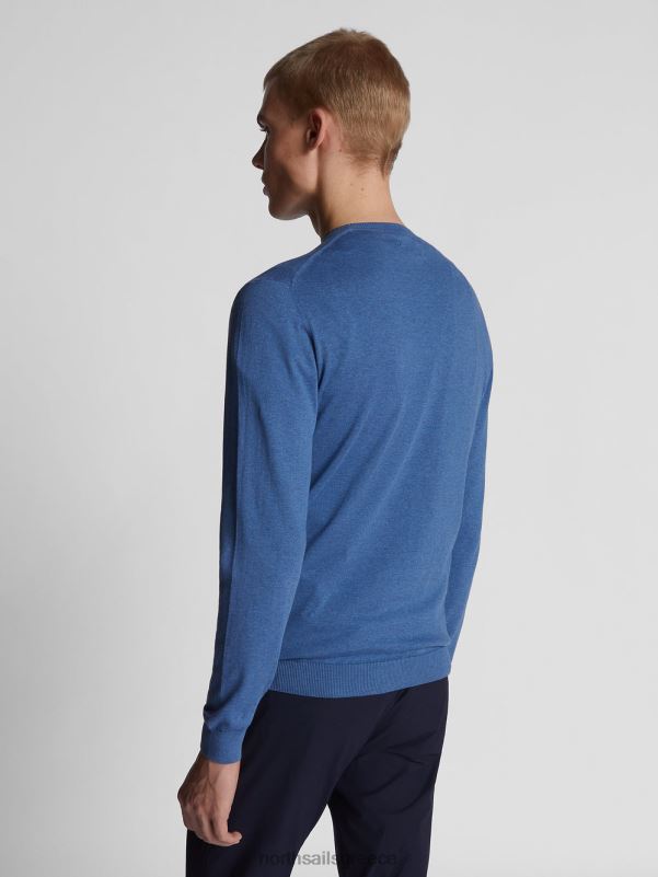 γρ North Sails άνδρες βαμβακερό μπλουζάκι μπλε μελανζέ NZP81064 είδη ένδυσης