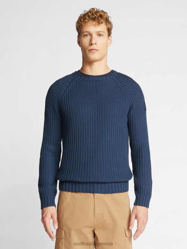 γρ North Sails άνδρες άλτης με το λαιμό του πληρώματος ναυτικό μπλε NZP81104 είδη ένδυσης