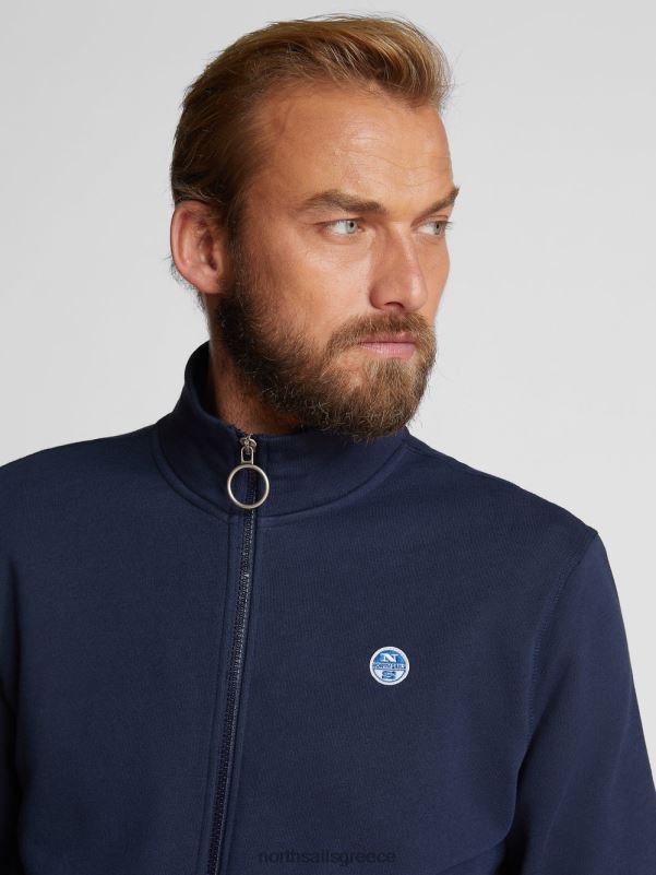 γρ North Sails άνδρες φλις ζακέτα ναυτικό μπλε NZP81161 είδη ένδυσης