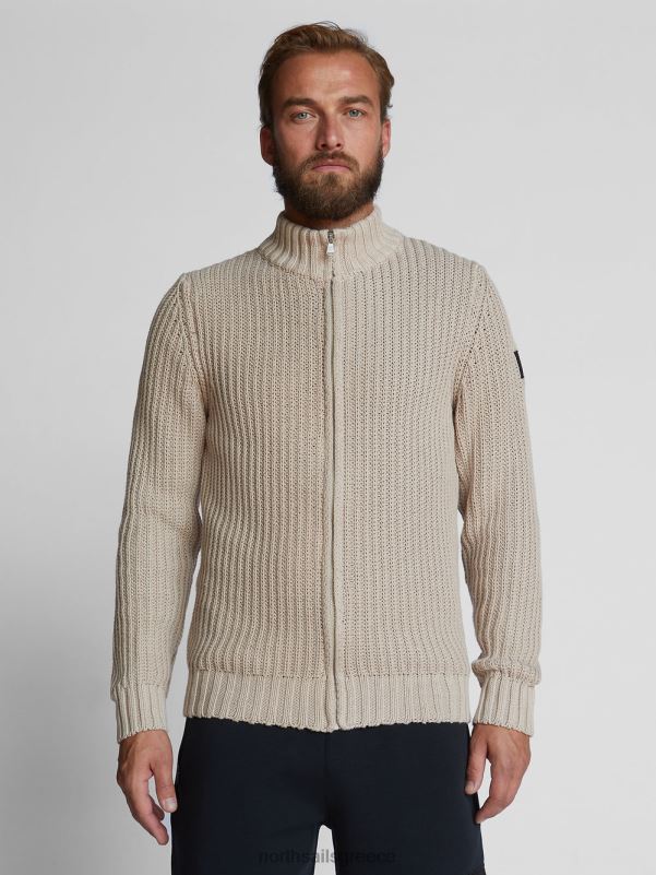 γρ North Sails άνδρες ζακέτα με φερμουάρ μπεζ NZP81240 είδη ένδυσης