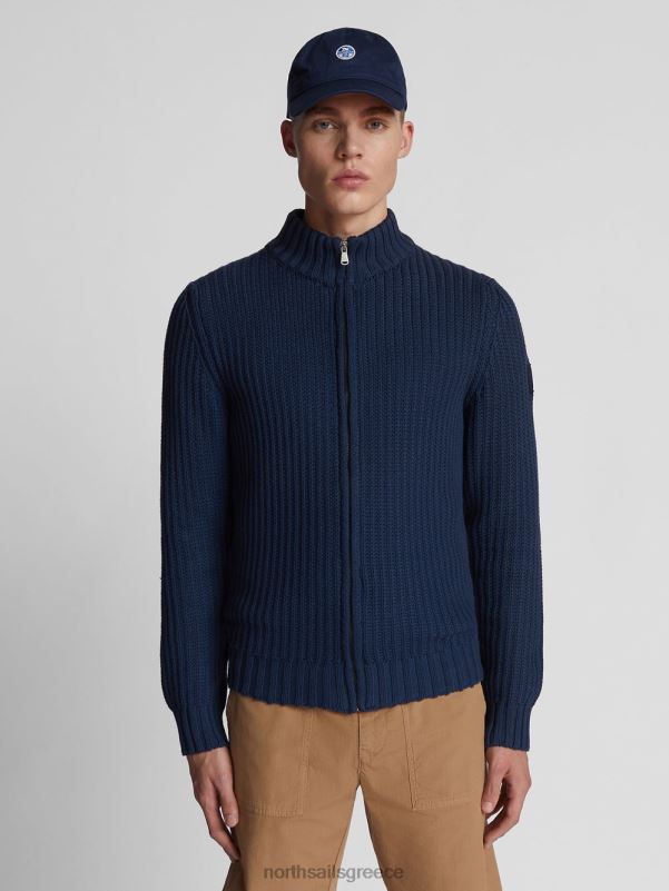 γρ North Sails άνδρες ζακέτα με φερμουάρ ναυτικό μπλε NZP81241 είδη ένδυσης