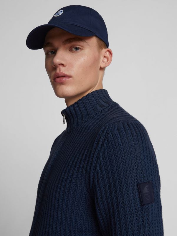 γρ North Sails άνδρες ζακέτα με φερμουάρ ναυτικό μπλε NZP81241 είδη ένδυσης