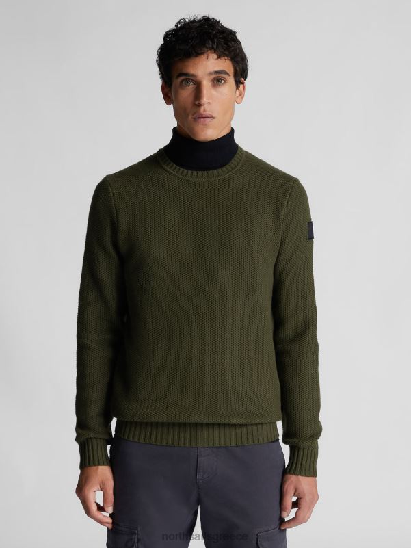 γρ North Sails άνδρες βαμβακερό και μάλλινο μπλουζάκι δασική νύχτα NZP81308 είδη ένδυσης