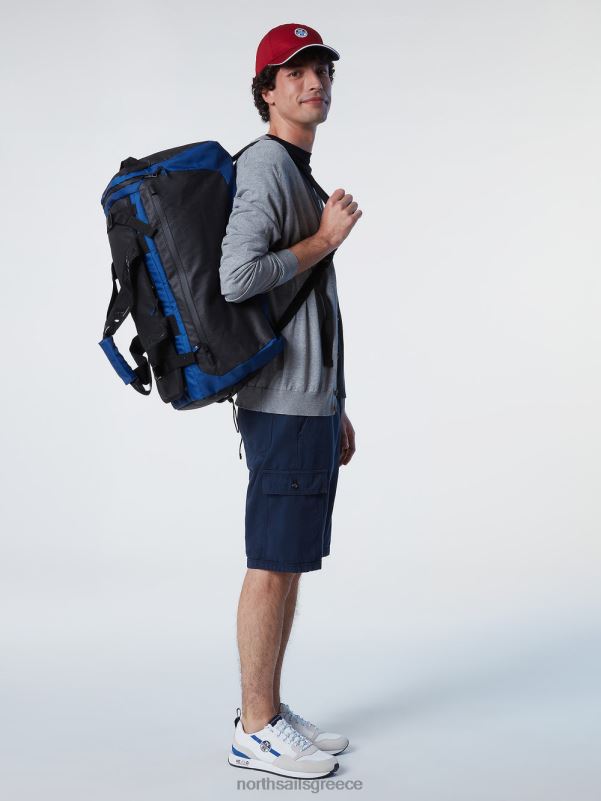 γρ North Sails άνδρες ζακέτα από οργανικό βαμβάκι γκρι μελανζέ NZP8241 είδη ένδυσης