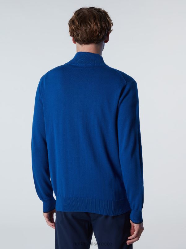 γρ North Sails άνδρες ζακέτα με φερμουάρ μπλε του ωκεανού NZP8249 είδη ένδυσης