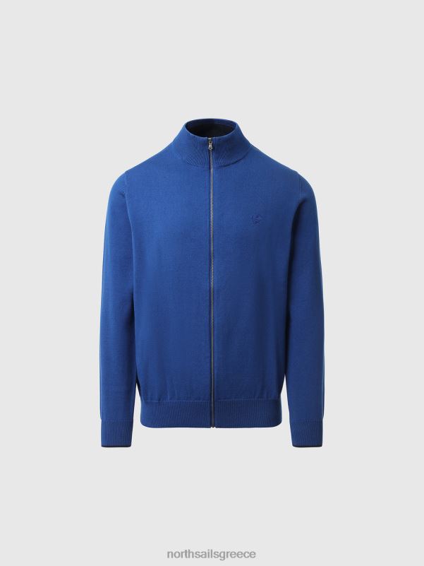 γρ North Sails άνδρες ζακέτα με φερμουάρ μπλε του ωκεανού NZP8249 είδη ένδυσης