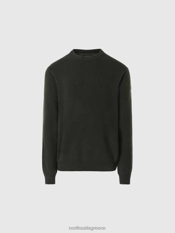 γρ North Sails άνδρες καινούργιο βραχυκυκλωτήρα με λαιμόκοψη δασική νύχτα NZP8678 είδη ένδυσης