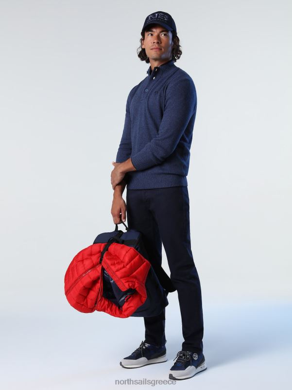 γρ North Sails άνδρες άλτης με κουμπιά μπλε μελανζ της Κίνας NZP8727 είδη ένδυσης