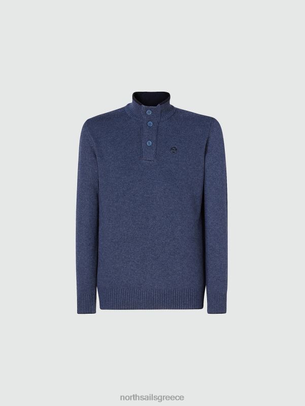 γρ North Sails άνδρες άλτης με κουμπιά μπλε μελανζ της Κίνας NZP8727 είδη ένδυσης