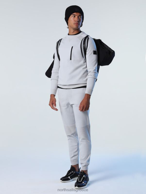 γρ North Sails άνδρες ανακυκλωμένος πολυεστερικός βραχυκυκλωτήρας γκρι βιολετί NZP8763 είδη ένδυσης