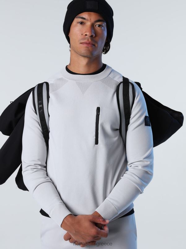 γρ North Sails άνδρες ανακυκλωμένος πολυεστερικός βραχυκυκλωτήρας γκρι βιολετί NZP8763 είδη ένδυσης