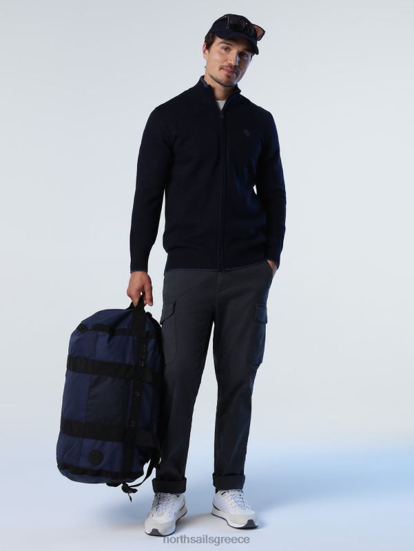 γρ North Sails άνδρες οικολογική ζακέτα από κασμίρ ναυτικό μπλε NZP8766 είδη ένδυσης