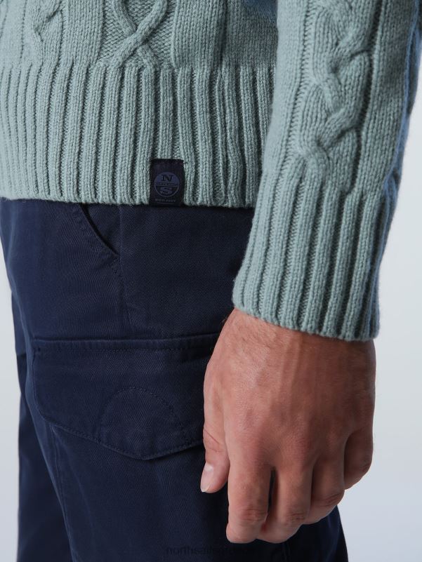 γρ North Sails άνδρες βραχυκυκλωτήρα με πλεκτό καλώδιο ορυκτό μπλε NZP8768 είδη ένδυσης