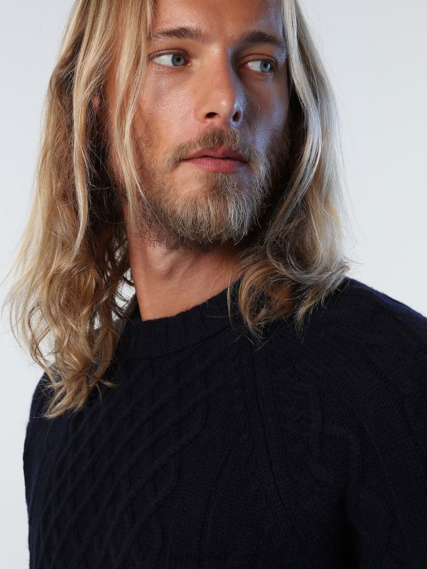 γρ North Sails άνδρες βραχυκυκλωτήρα με πλεκτό καλώδιο ναυτικό μπλε NZP8769 είδη ένδυσης