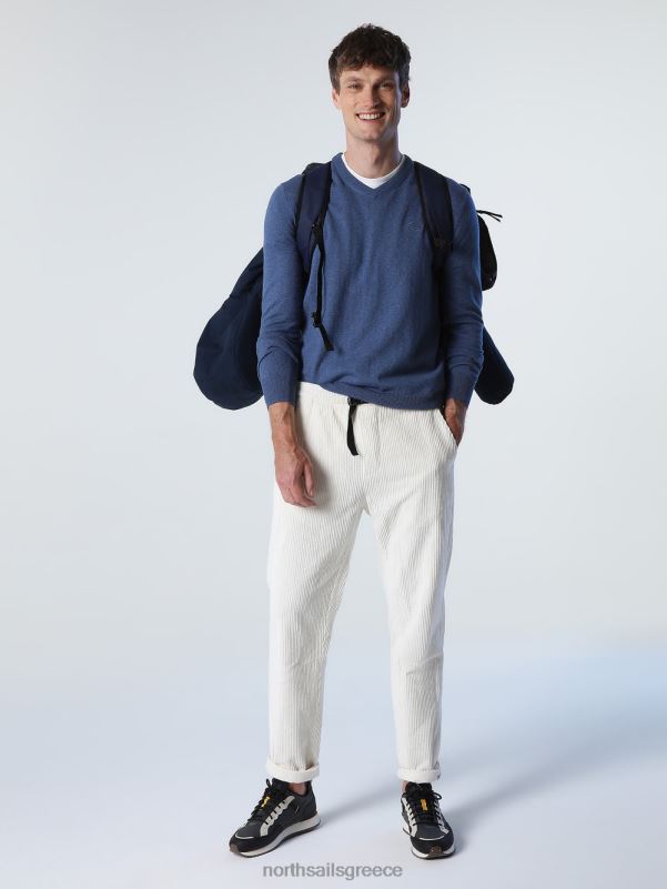 γρ North Sails άνδρες άλτης με λαιμόκοψη σκούρο τζιν NZP8777 είδη ένδυσης