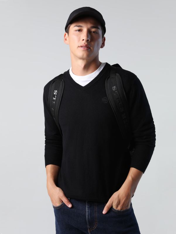 γρ North Sails άνδρες άλτης με λαιμόκοψη μαύρος NZP8781 είδη ένδυσης