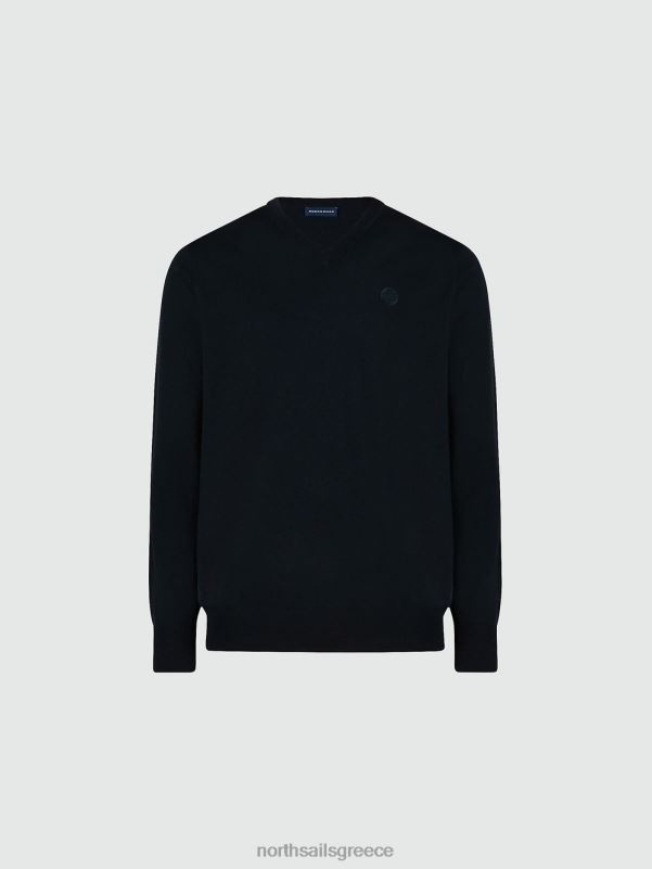 γρ North Sails άνδρες άλτης με λαιμόκοψη μαύρος NZP8781 είδη ένδυσης