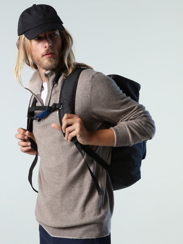 γρ North Sails άνδρες οικολογικό κασμίρ άλτης απολιθωμένη μελάγχη NZP8792 είδη ένδυσης