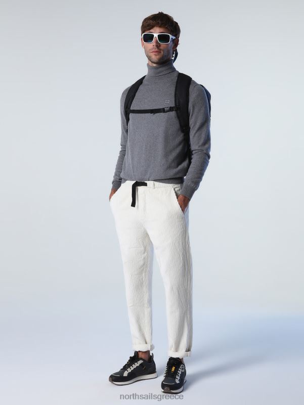 γρ North Sails άνδρες τζάμπα ζιβάγκο μεσαίο γκρι μελανζέ NZP8879 είδη ένδυσης