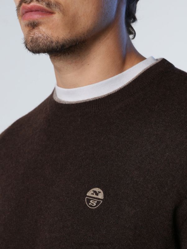 γρ North Sails άνδρες οικολογικό άλμα από κασμίρ κακάο NZP8886 είδη ένδυσης