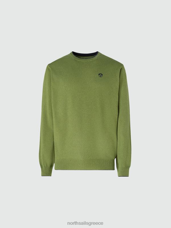 γρ North Sails άνδρες οικολογικό άλμα από κασμίρ μπρούτζινο πράσινο NZP8888 είδη ένδυσης