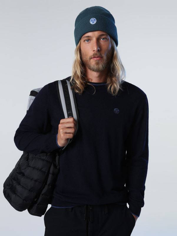 γρ North Sails άνδρες οικολογικό άλμα από κασμίρ ναυτικό μπλε NZP8891 είδη ένδυσης