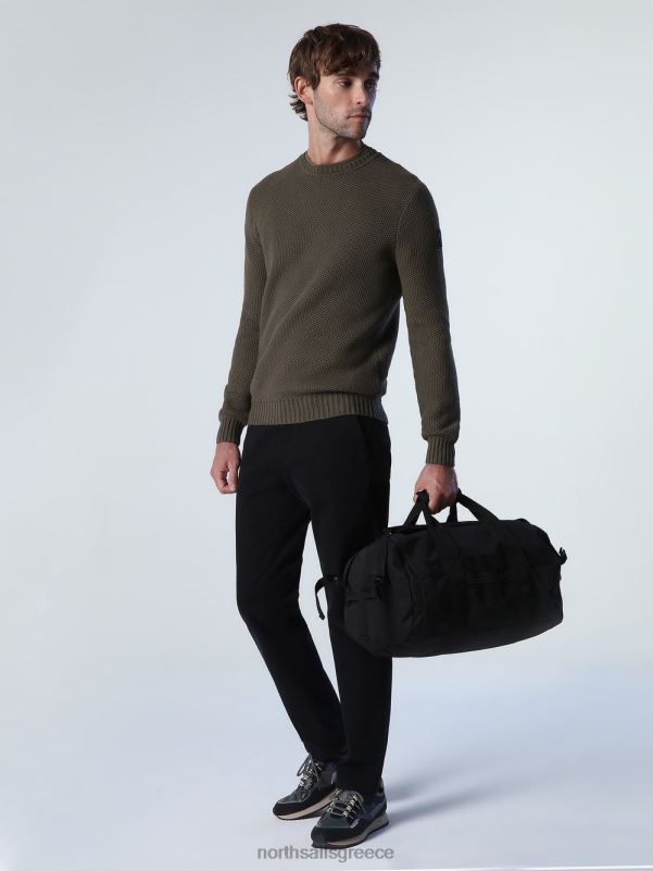 γρ North Sails άνδρες γεφυρωτή βελονιά κηρήθρας πράσινο κισσό NZP8896 είδη ένδυσης