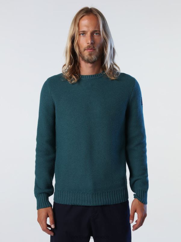 γρ North Sails άνδρες γεφυρωτή βελονιά κηρήθρας Μεσόγειος NZP8897 είδη ένδυσης