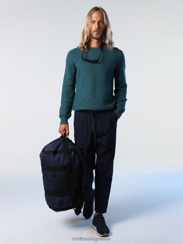 γρ North Sails άνδρες γεφυρωτή βελονιά κηρήθρας Μεσόγειος NZP8897 είδη ένδυσης