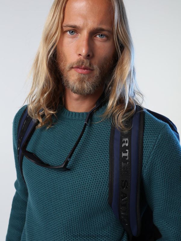 γρ North Sails άνδρες γεφυρωτή βελονιά κηρήθρας Μεσόγειος NZP8897 είδη ένδυσης