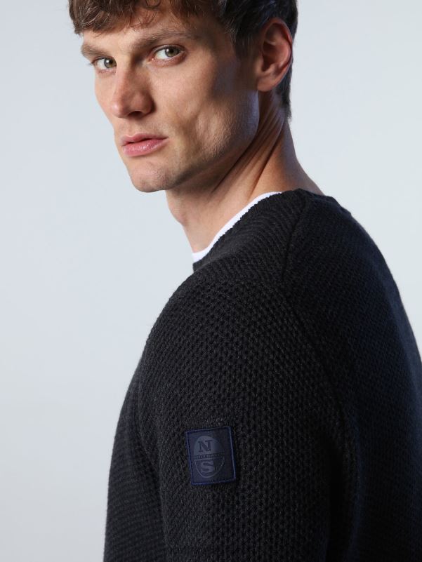 γρ North Sails άνδρες γεφυρωτή βελονιά κηρήθρας συνένωση ασφάλτου NZP8900 είδη ένδυσης