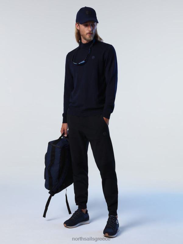 γρ North Sails άνδρες βαμβακερό και μάλλινο μπλουζάκι ναυτικό μπλε NZP8901 είδη ένδυσης