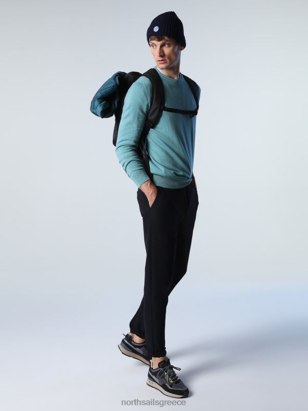 γρ North Sails άνδρες άλτης με το λαιμό του πληρώματος ορυκτό μπλε NZP8906 είδη ένδυσης