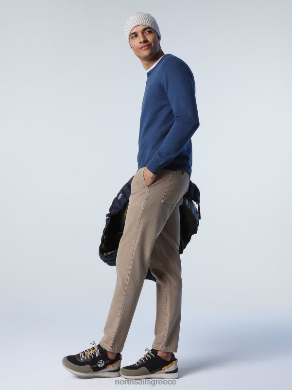 γρ North Sails άνδρες άλτης με το λαιμό του πληρώματος σκούρο τζιν NZP8907 είδη ένδυσης