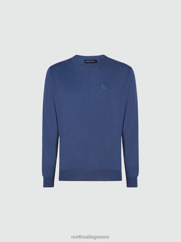 γρ North Sails άνδρες άλτης με το λαιμό του πληρώματος τζιν μπλε μελανζέ NZP8908 είδη ένδυσης