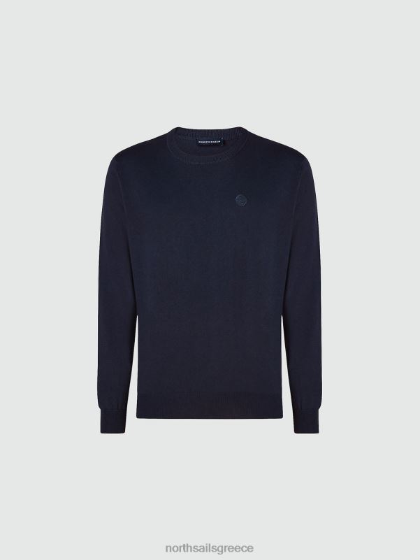 γρ North Sails άνδρες άλτης με το λαιμό του πληρώματος ναυτικό μπλε NZP8909 είδη ένδυσης