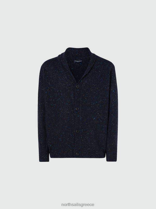 γρ North Sails άνδρες ζακέτα με γιακά σάλι ναυτικό μπλε NZP8988 είδη ένδυσης