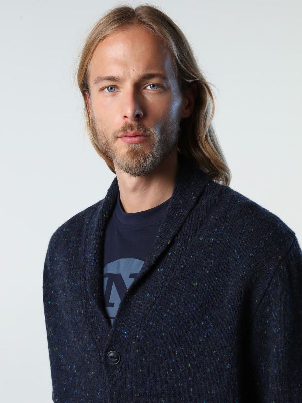 γρ North Sails άνδρες ζακέτα με γιακά σάλι ναυτικό μπλε NZP8988 είδη ένδυσης