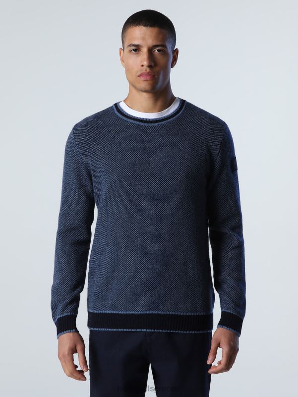 γρ North Sails άνδρες άλτης από ανακυκλωμένο μαλλί ναυτικό μπλε NZP8990 είδη ένδυσης