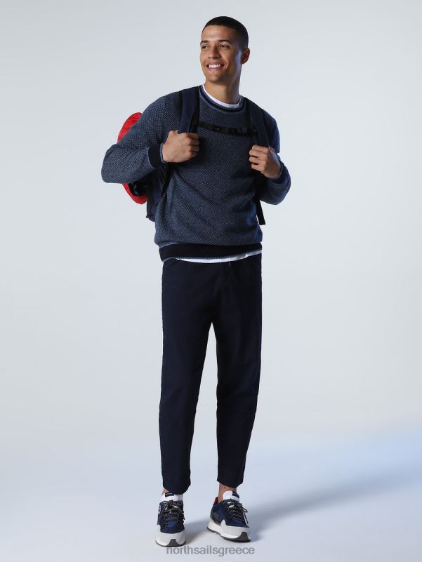 γρ North Sails άνδρες άλτης από ανακυκλωμένο μαλλί ναυτικό μπλε NZP8990 είδη ένδυσης