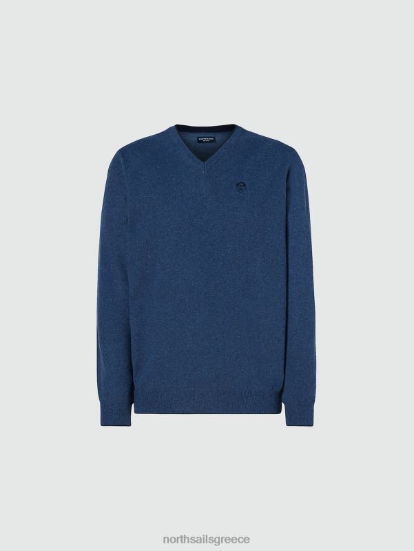 γρ North Sails άνδρες jumper με λαιμόκοψη μπλε μελανζ της Κίνας NZP8806 είδη ένδυσης